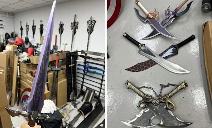 design 3d cosplay armor helmets weapons and props for 3d printing