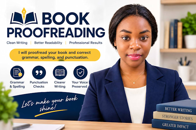 proofread and edit your book or manuscript
