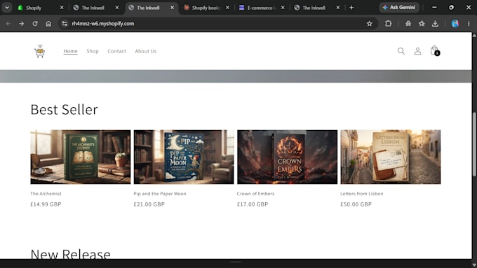create a professional shopify store