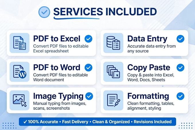 do accurate data entry typing work
