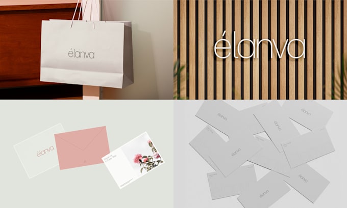 design a premium typographic wordmark and logo system