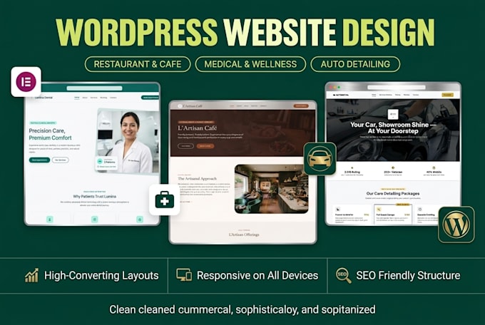 build a fast, SEO ready wordpress website with elementor