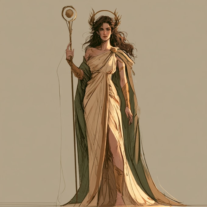 create a unique mythological artwork for you