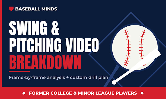 analyze your baseball swing or pitching video with a drill plan
