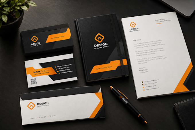 design professional business cards and brand identity