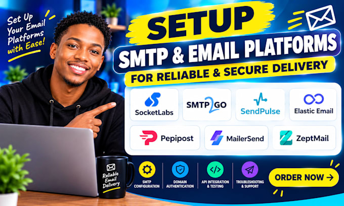 setup socketlabs smtp2go sendpulse elastic email pepipost mailersend  zeptmail