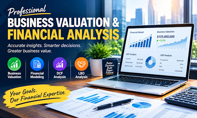 do business valuation, financial model, dcf and lbo analysis