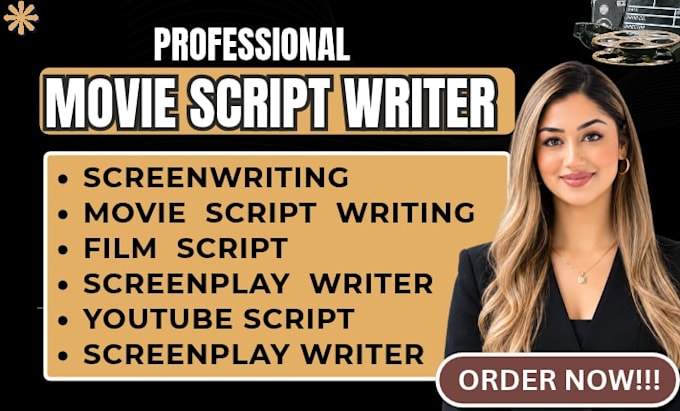 do screenplay writing, screenwriting, script writing and movie script writing