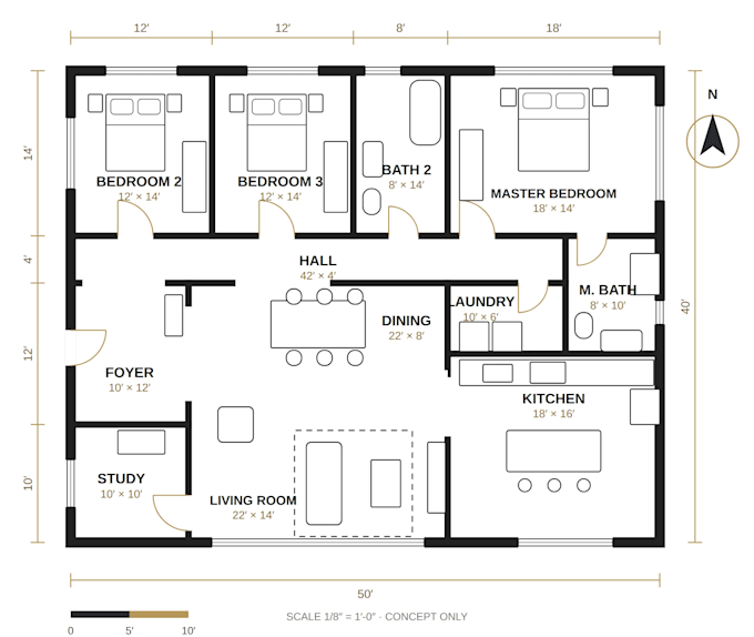 design 2d floor plan in autocad and 3d floor plan rendering