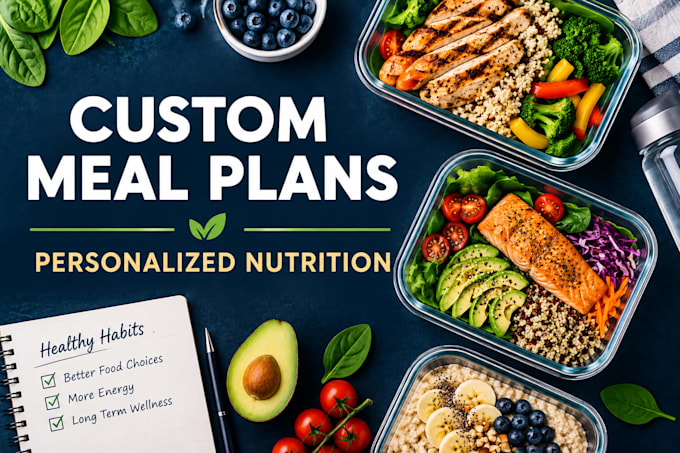 be your nutrition consultant and create customized meal plan