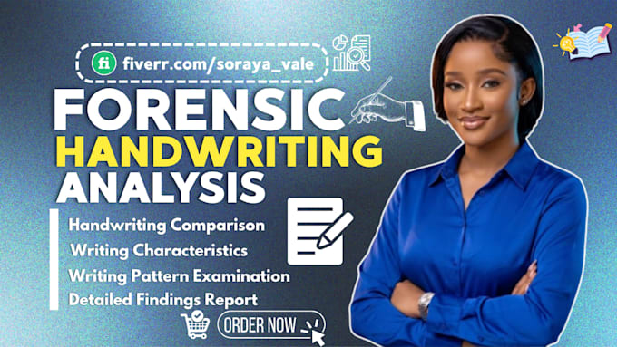 do forensic handwriting analysis, verification and forgery examination