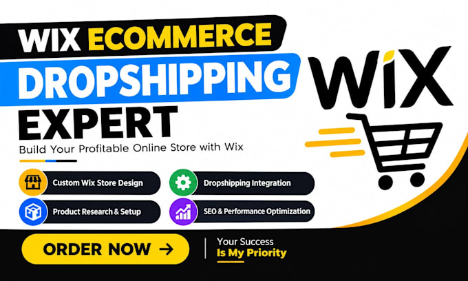 build responsive wix dropshipping website design redsesign wix ecommerce expert
