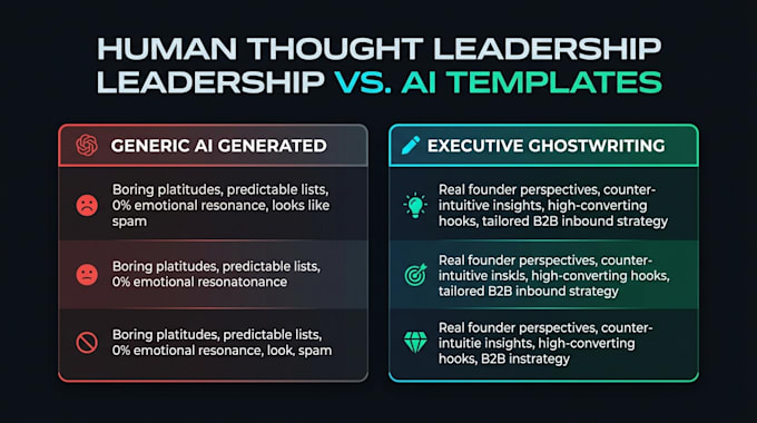 ghostwrite high impact linkedin content for saas and tech founders