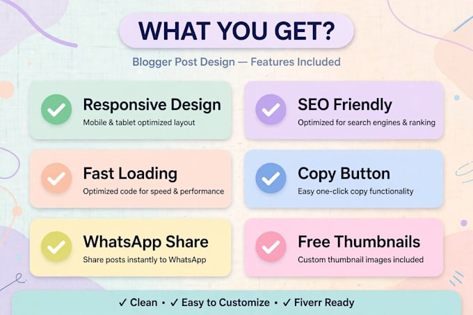 design aesthetic blogger post design