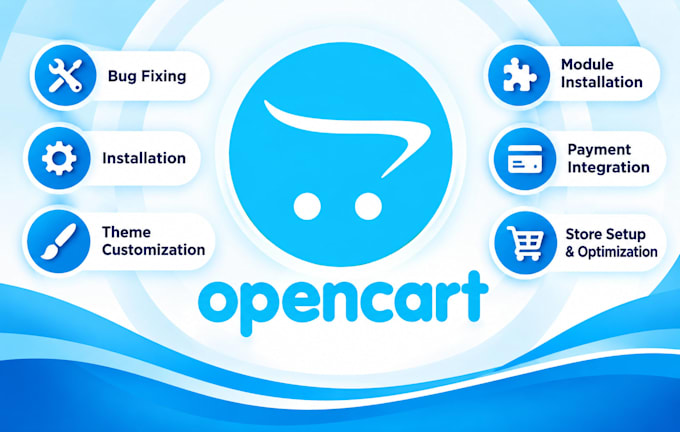 fix opencart bugs, install and customize your ecommerce store and theme