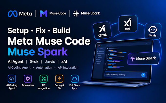 setup fix build meta muse code muse spark ai agent grok bot jarvis ai assistant