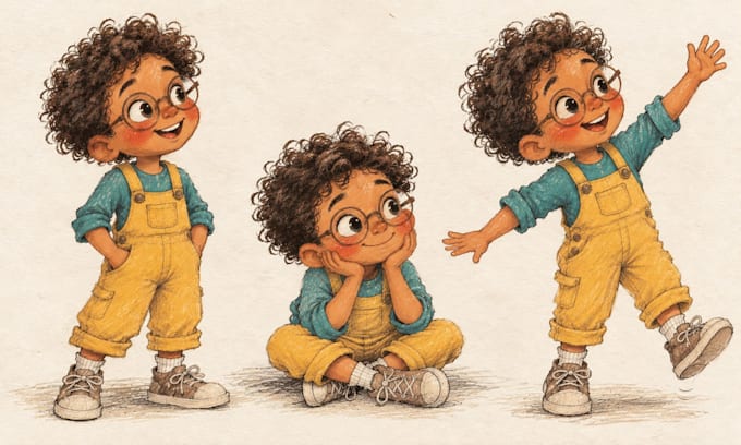 design childrens book characters