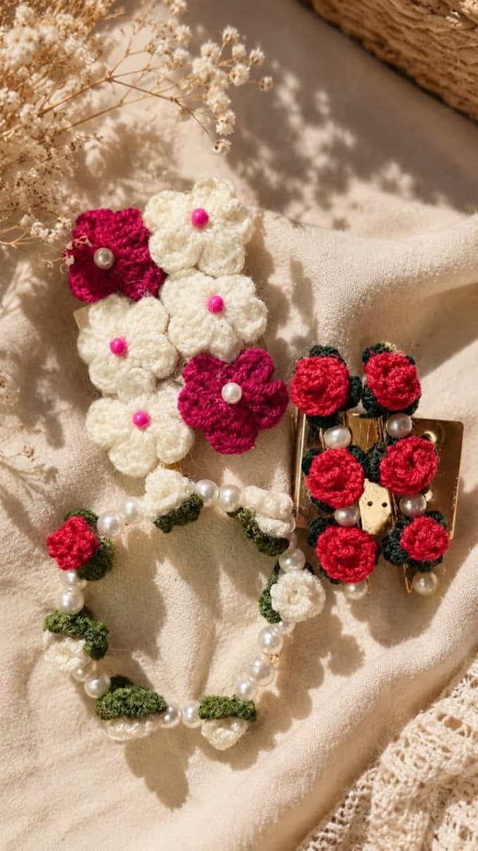 make beautiful hand made crochet items