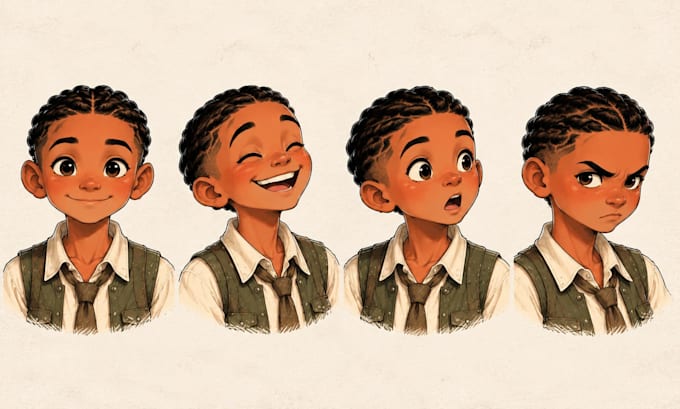 design a character turnaround sheet