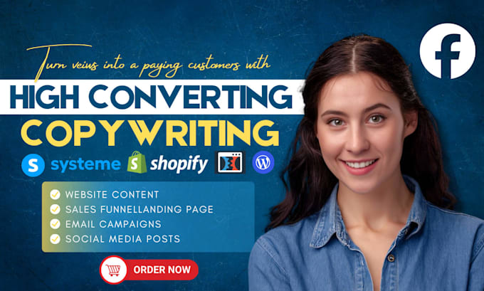 write high converting sales page copy, landing page copy, website copy