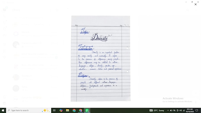 convert typed text to neat handwritten notes