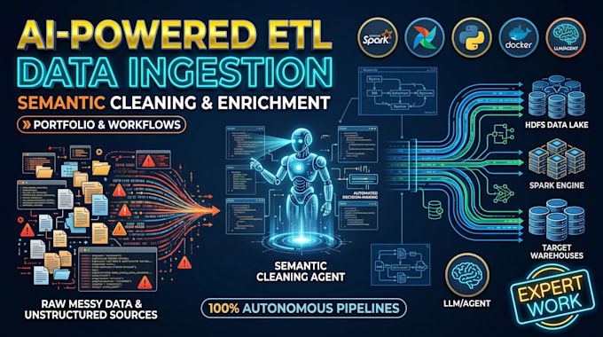 be your data engineer for etl pipelines, apache airflow and pyspark