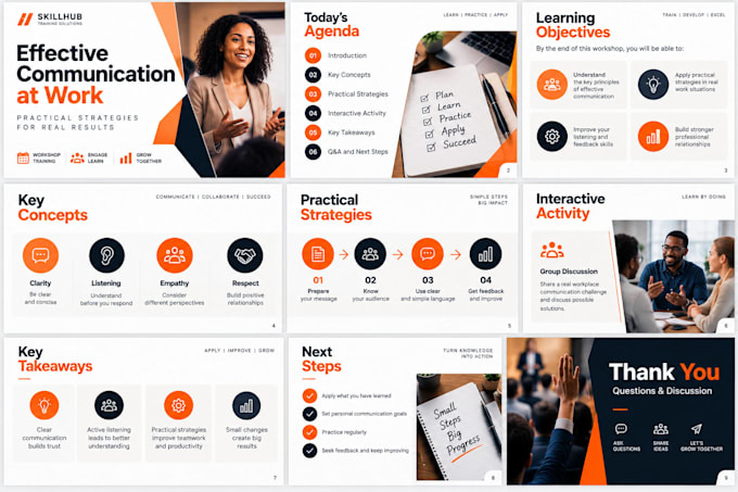 design workshop training presentation powerpoint for course webinar and seminars