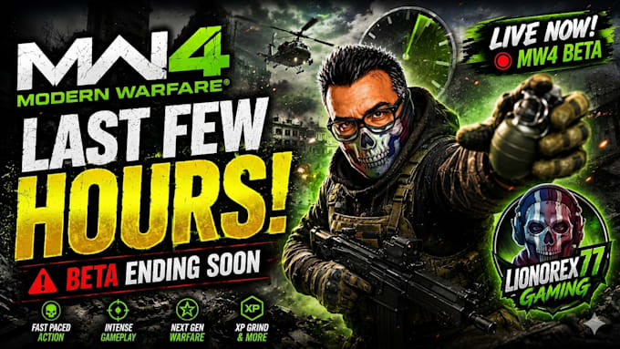 design click worthy gaming youtube thumbnails fast