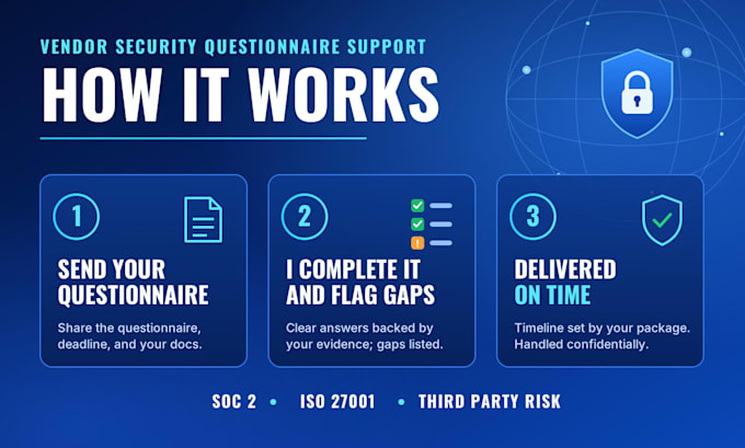 complete your vendor security questionnaire