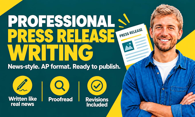 do press release writing write press release PR writing news release
