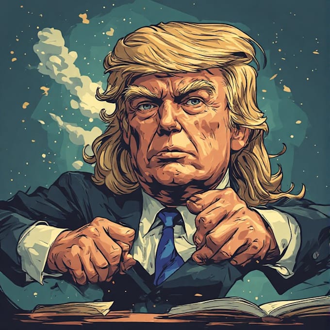 design custom political caricatures and artwork