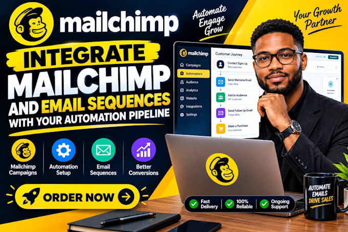 integrate mailchimp and email sequences with your automation pipeline