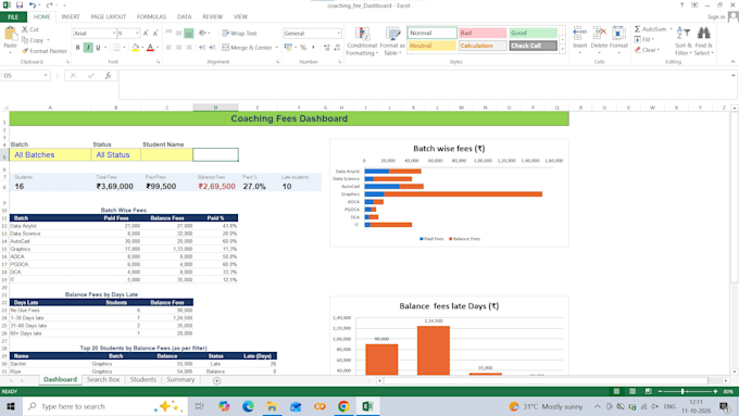 do excel data entry, data cleaning, formatting and create excel sheet