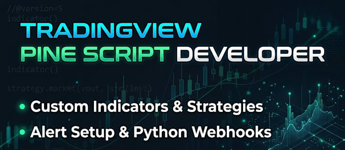 write custom pine script for tradingview indicators and alerts