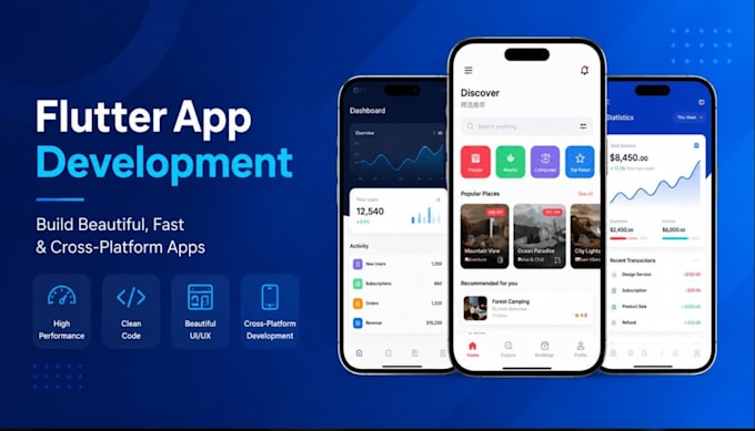 develop mobile apps using flutter and dart