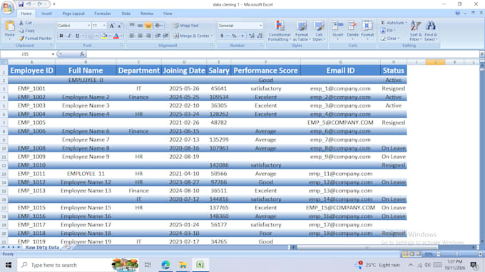 do fast copy paste work and manual data entry