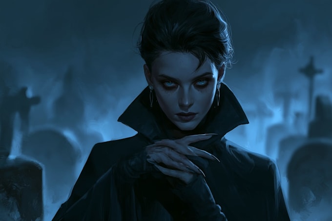 do horror character art and horror character
