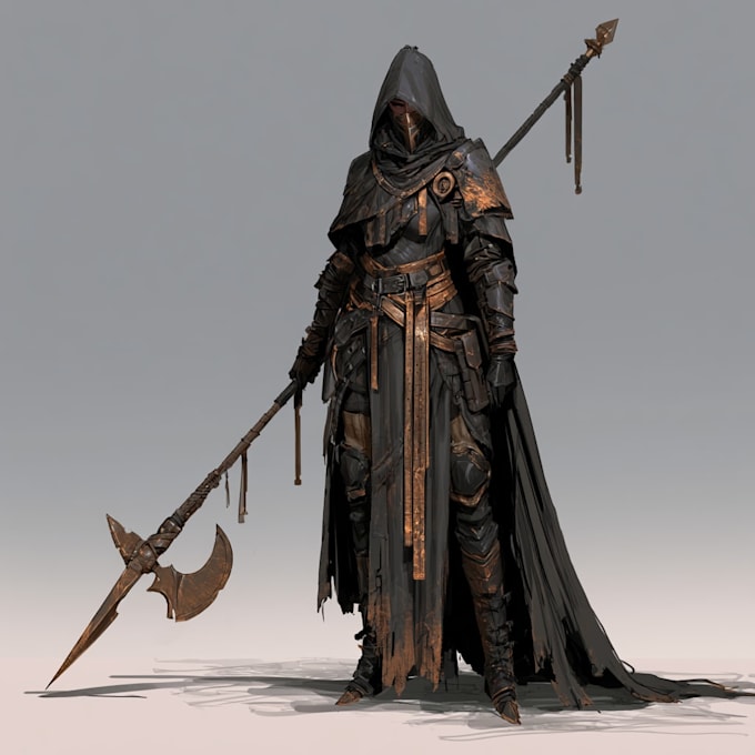 do concept art for character