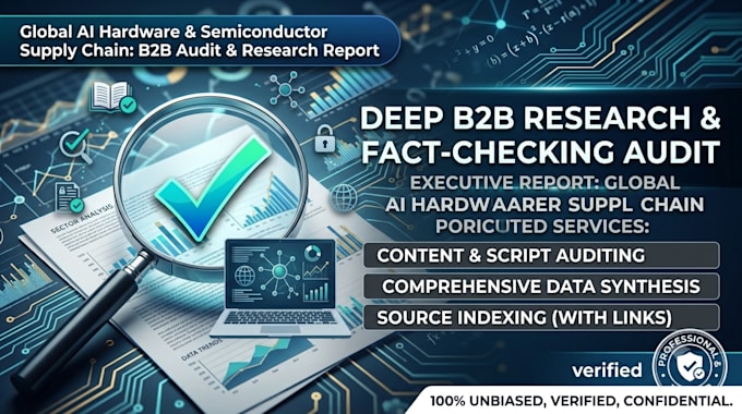 do deep research, fact checking, and source verification