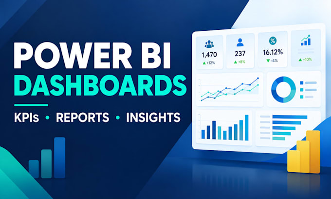 create an interactive power bi dashboard and report