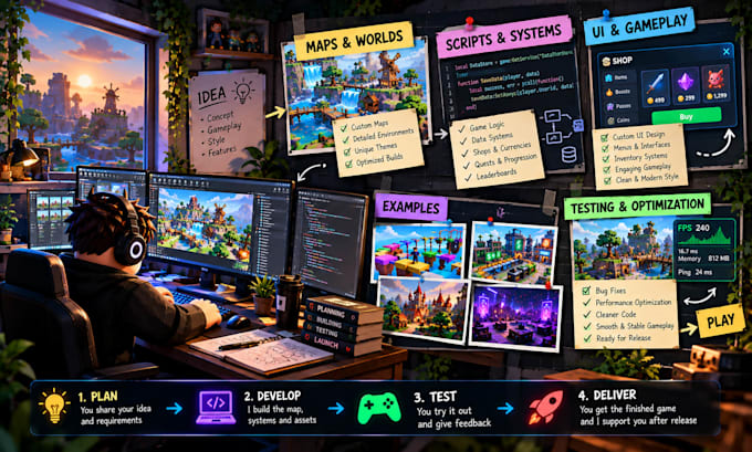 develop your premium roblox game from concept to launch