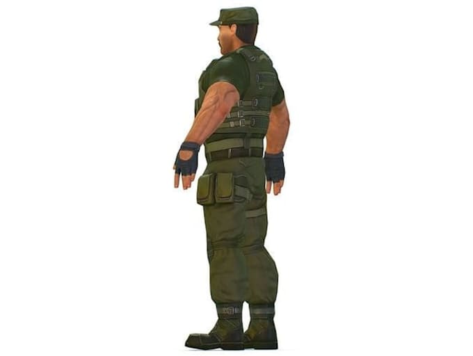 Rigging ps1 style character,lowpoly game ready for 3d animation,retro ...