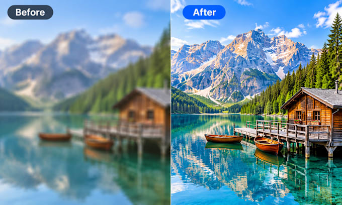enhance blurry and pixelated images