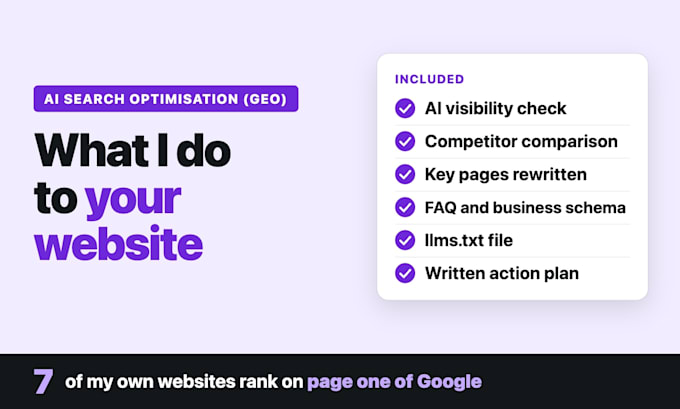 do generative engine optimization GEO and ai SEO for your business website