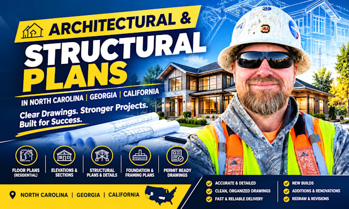 do architect and structural engineer for north carolina, georgia california USA