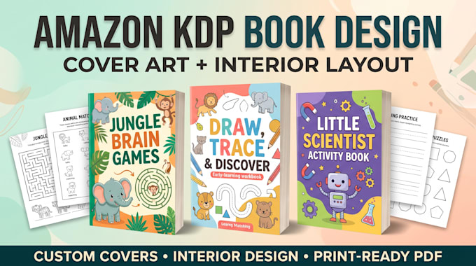 provide book interiors for amazon KDP publishing