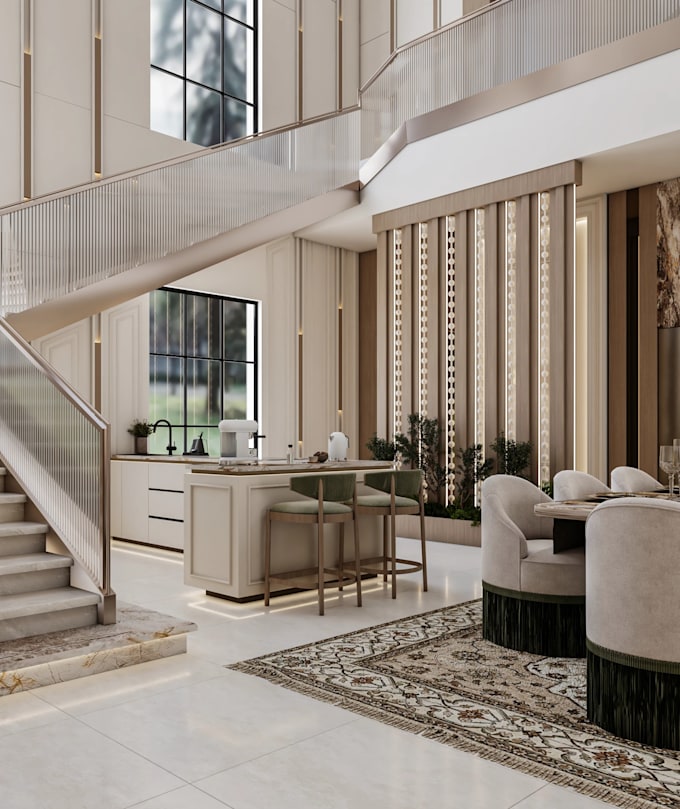 create realistic 3d interior renderings
