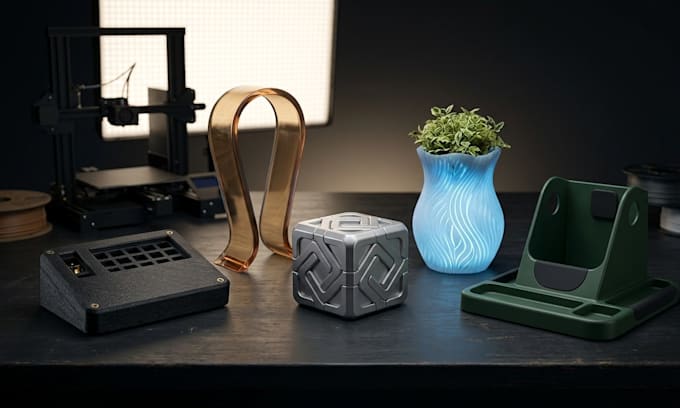 design custom 3d stl files for 3d printing and rendering
