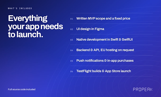 plan and build your native ios app or mvp in swiftui