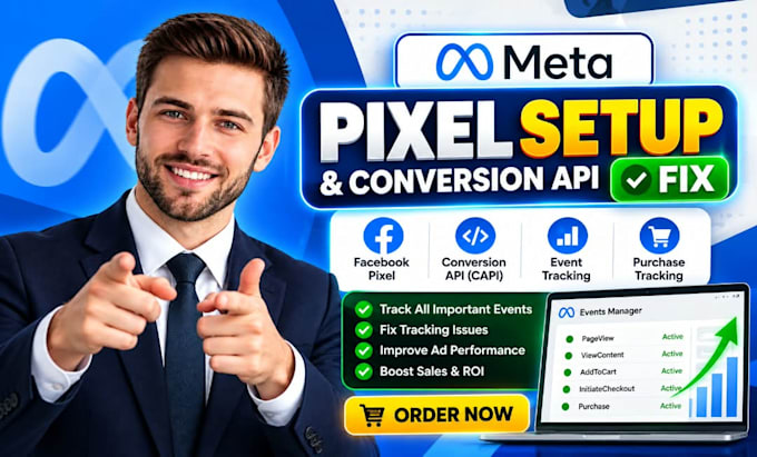 setup meta pixel, facebook pixel and conversion api capi, fix pixel